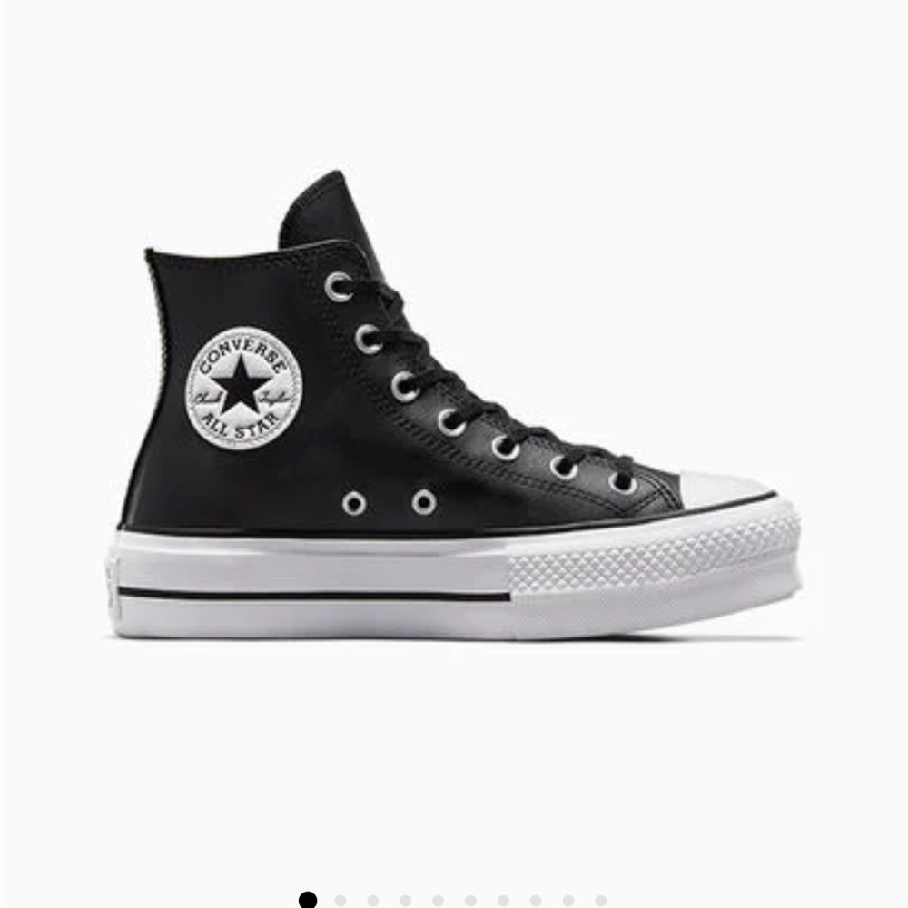 Chuck Taylor Leather High Top Platform Sneakers